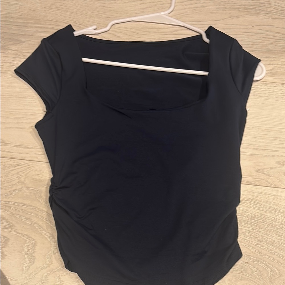 Amazon Black Fitted Cap Sleeve Bodysuit